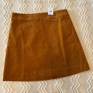 NWT J. Crew corduroy mini